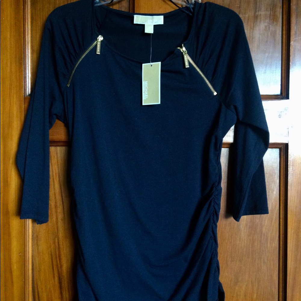 BNWT Michael Kors Navy Top